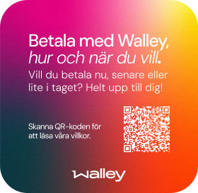 Walley instore print square sticker se